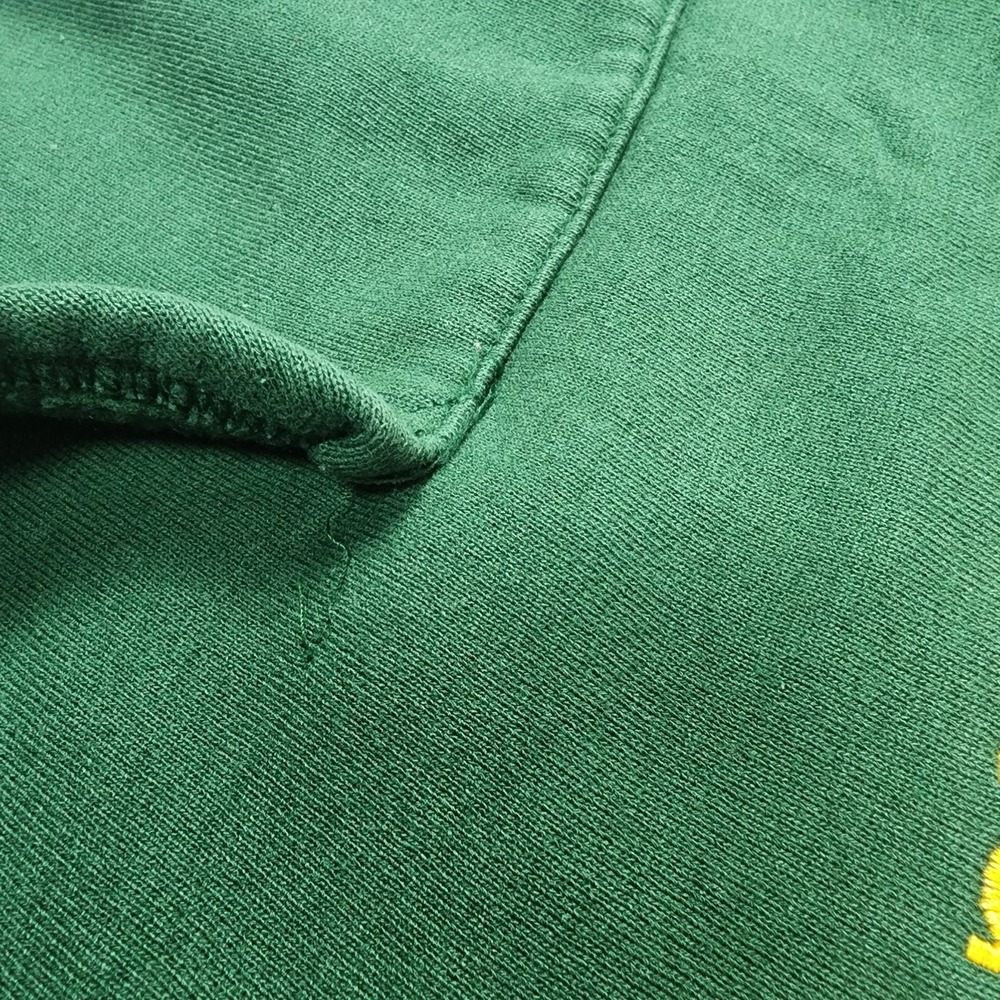 Vintage Green Bay Packers Hoodie Mens XL Green NFL Russell Athletic Made USA - Picture 10 of 12